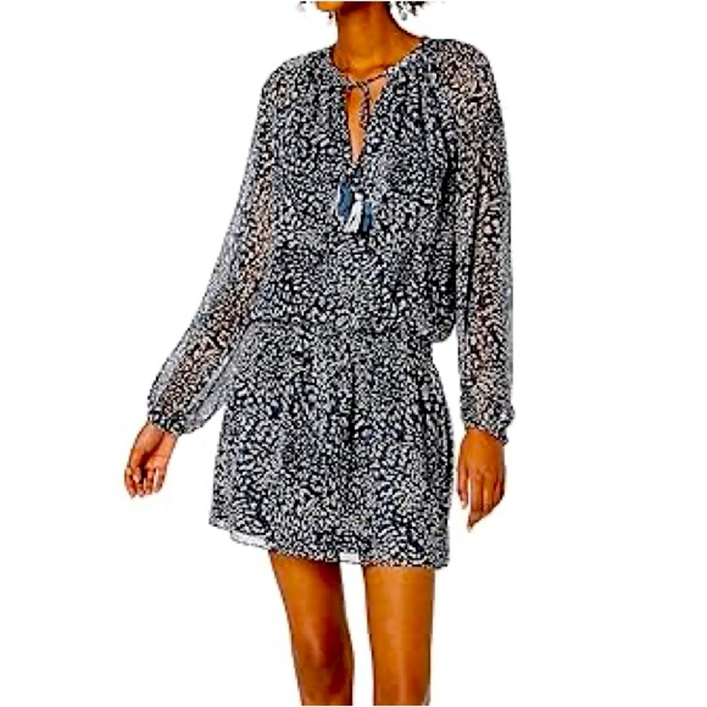 Ramy Brook Tanzania 100% Silk Printed London Dress Womens